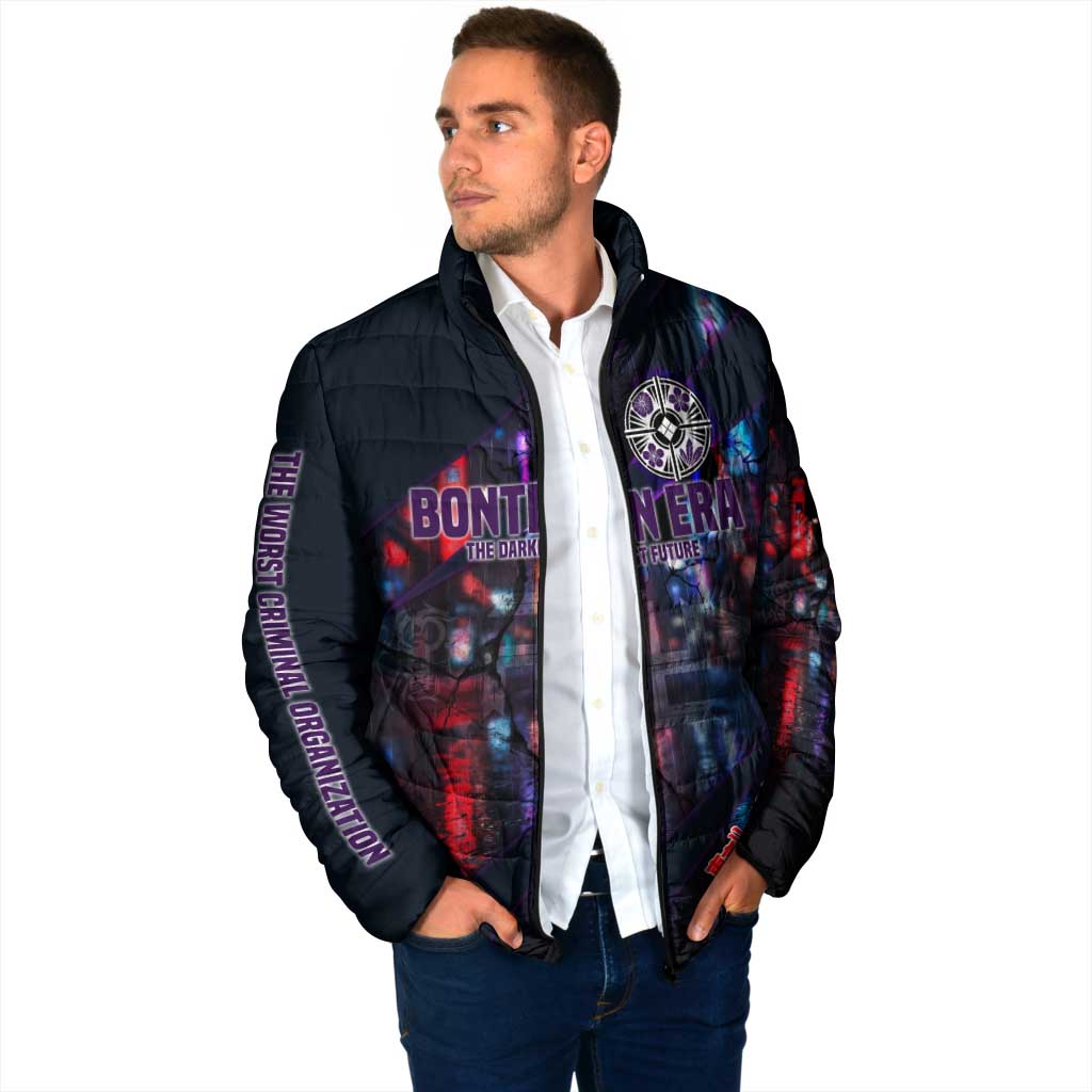 Bonten Era The Darkest Future Padded Jacket Cyberpunk Noir Gang Art Style
