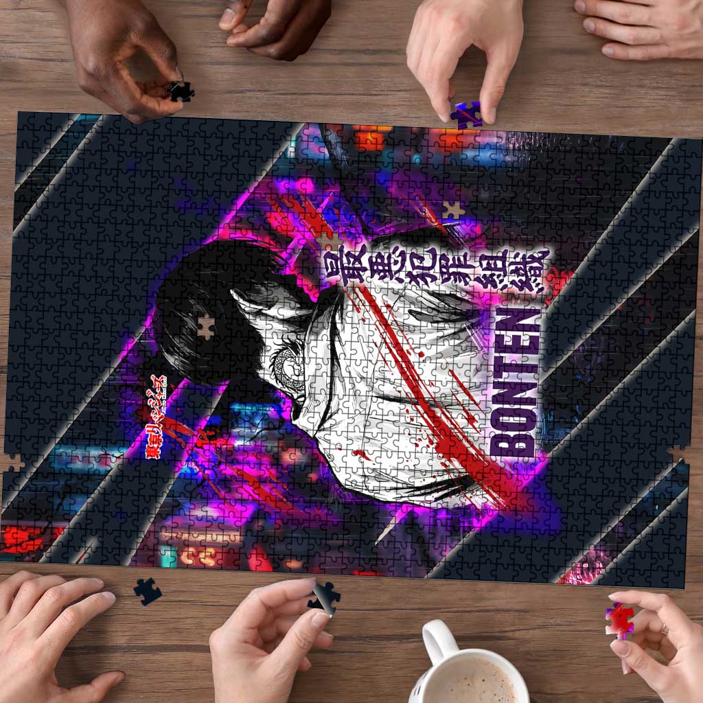 Bonten Era The Darkest Future Puzzle Cyberpunk Noir Gang Art Style