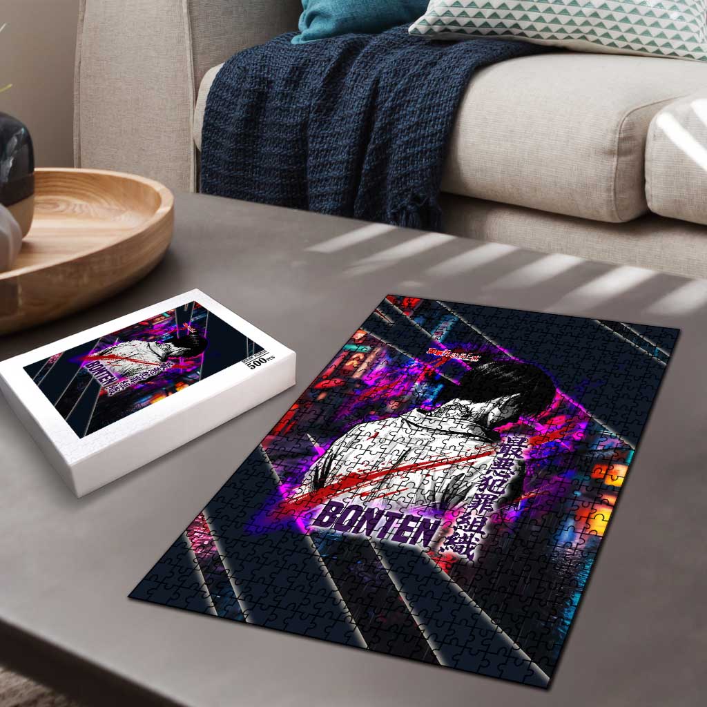 Bonten Era The Darkest Future Puzzle Cyberpunk Noir Gang Art Style