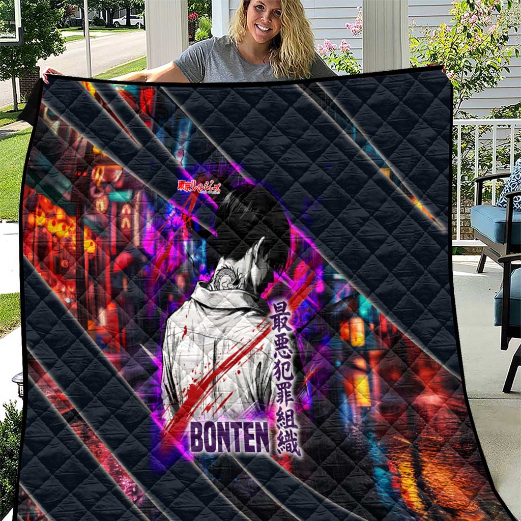 Bonten Era The Darkest Future Quilt Cyberpunk Noir Gang Art Style