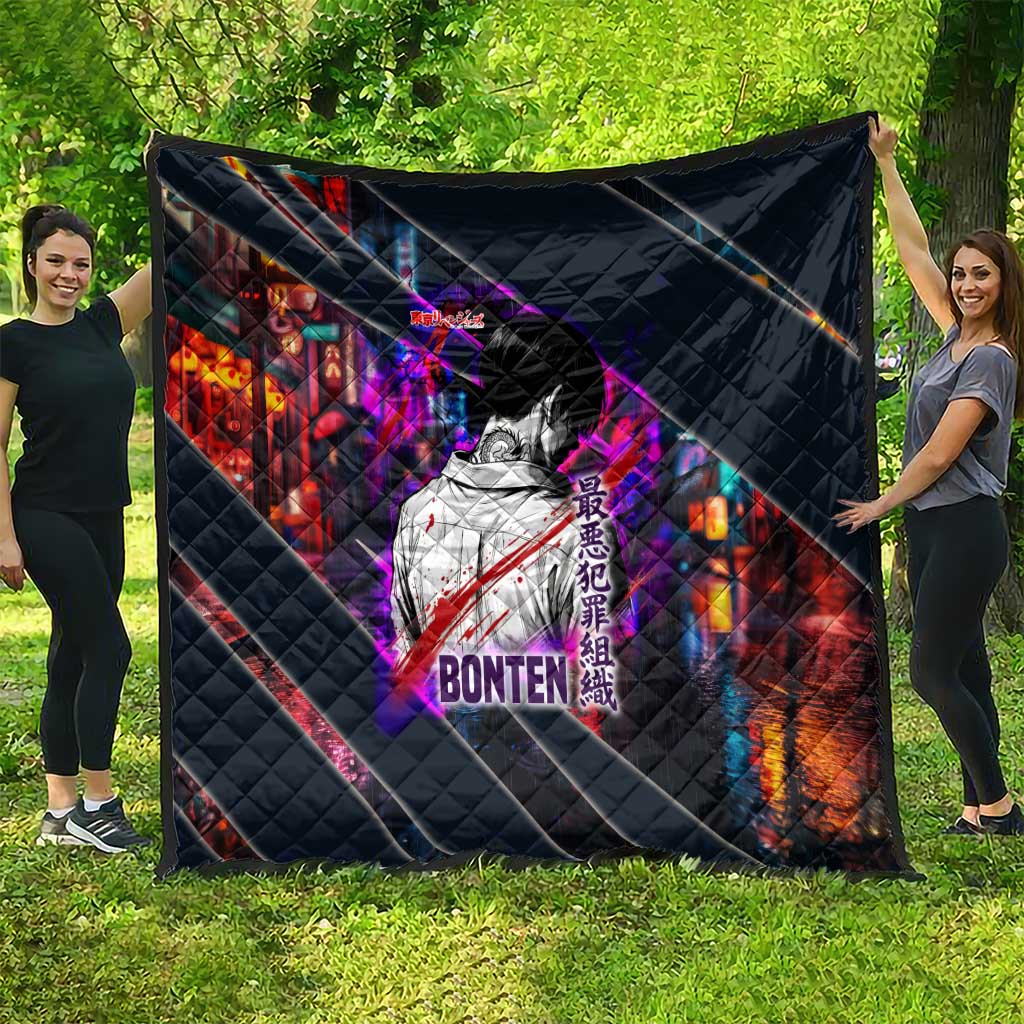 Bonten Era The Darkest Future Quilt Cyberpunk Noir Gang Art Style
