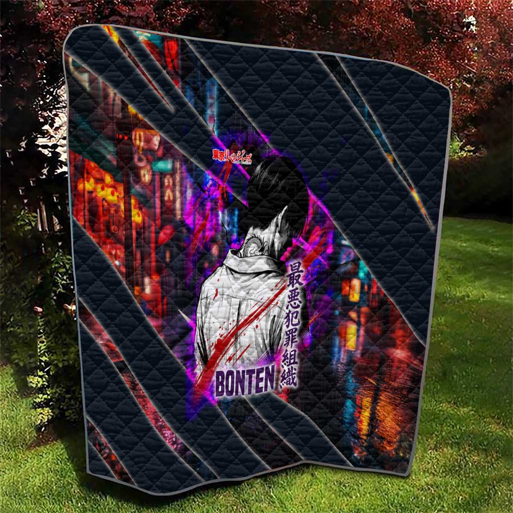 Bonten Era The Darkest Future Quilt Cyberpunk Noir Gang Art Style