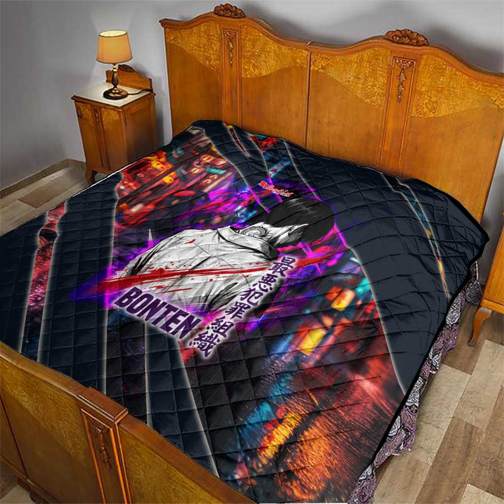Bonten Era The Darkest Future Quilt Cyberpunk Noir Gang Art Style
