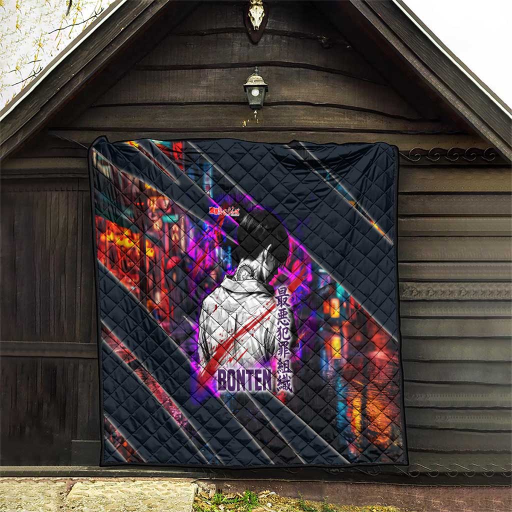 Bonten Era The Darkest Future Quilt Cyberpunk Noir Gang Art Style