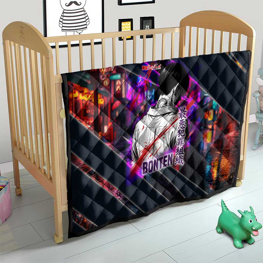 Bonten Era The Darkest Future Quilt Cyberpunk Noir Gang Art Style