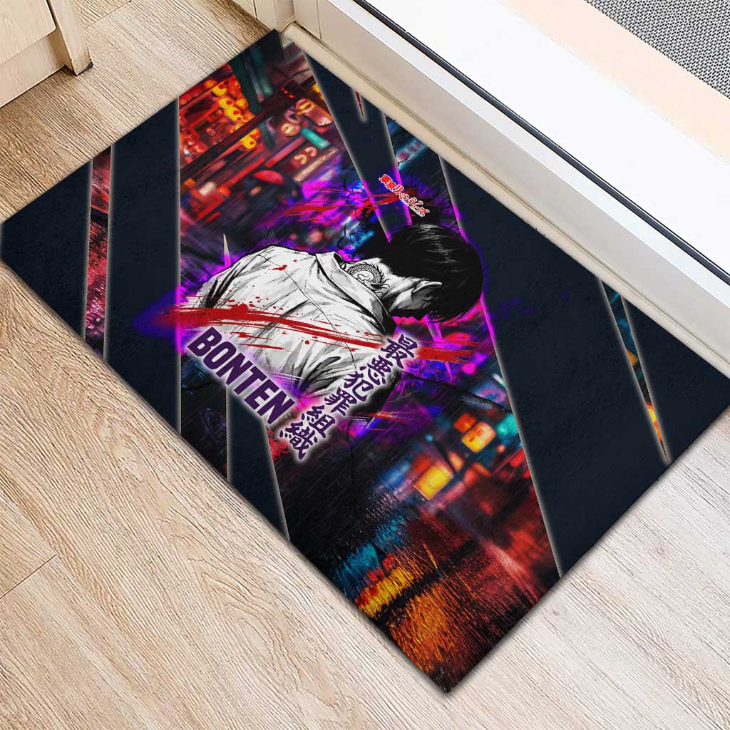 Bonten Era The Darkest Future Rubber Doormat Cyberpunk Noir Gang Art Style