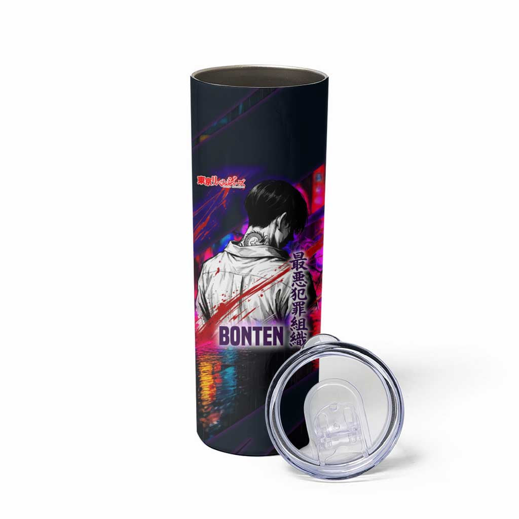 Bonten Era The Darkest Future Skinny Tumbler Cyberpunk Noir Gang Art Style