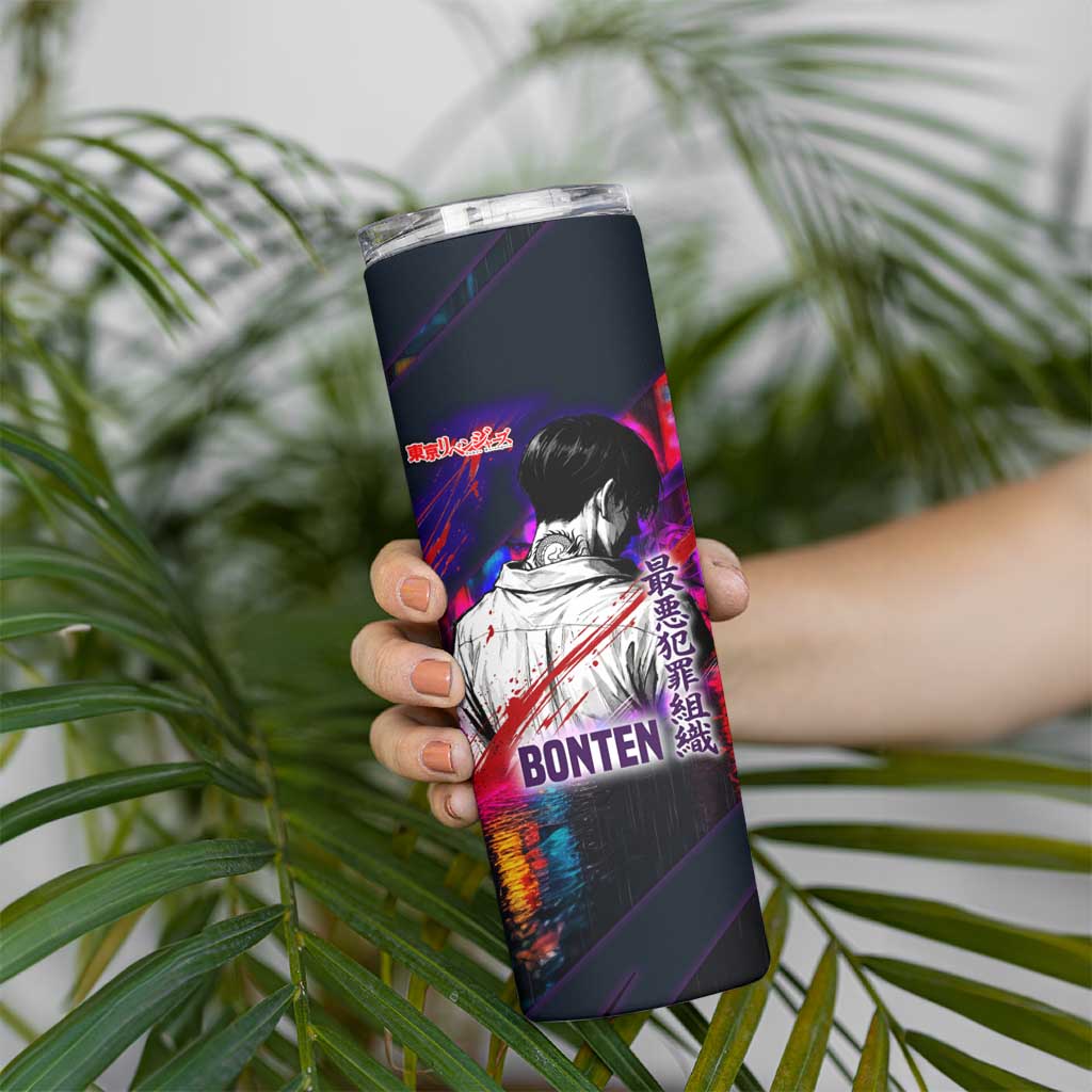 Bonten Era The Darkest Future Skinny Tumbler Cyberpunk Noir Gang Art Style