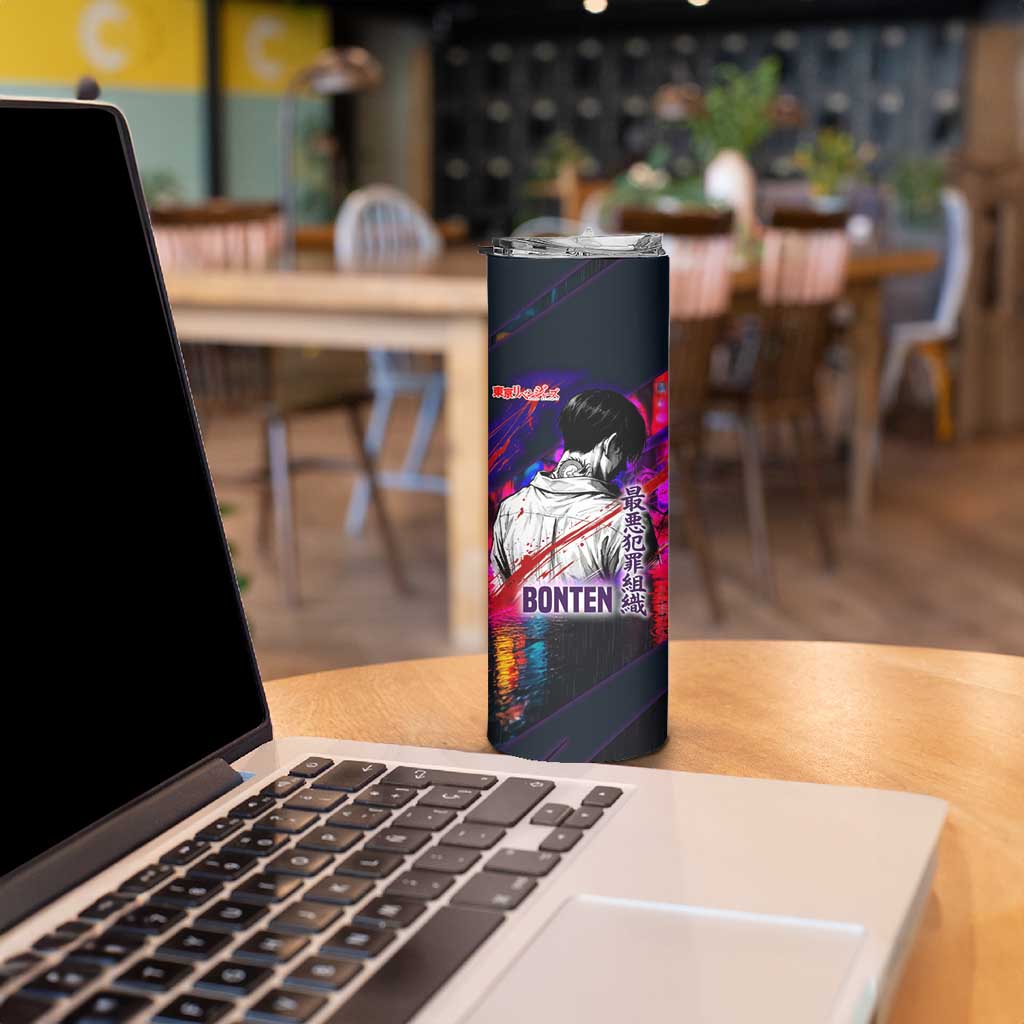 Bonten Era The Darkest Future Skinny Tumbler Cyberpunk Noir Gang Art Style