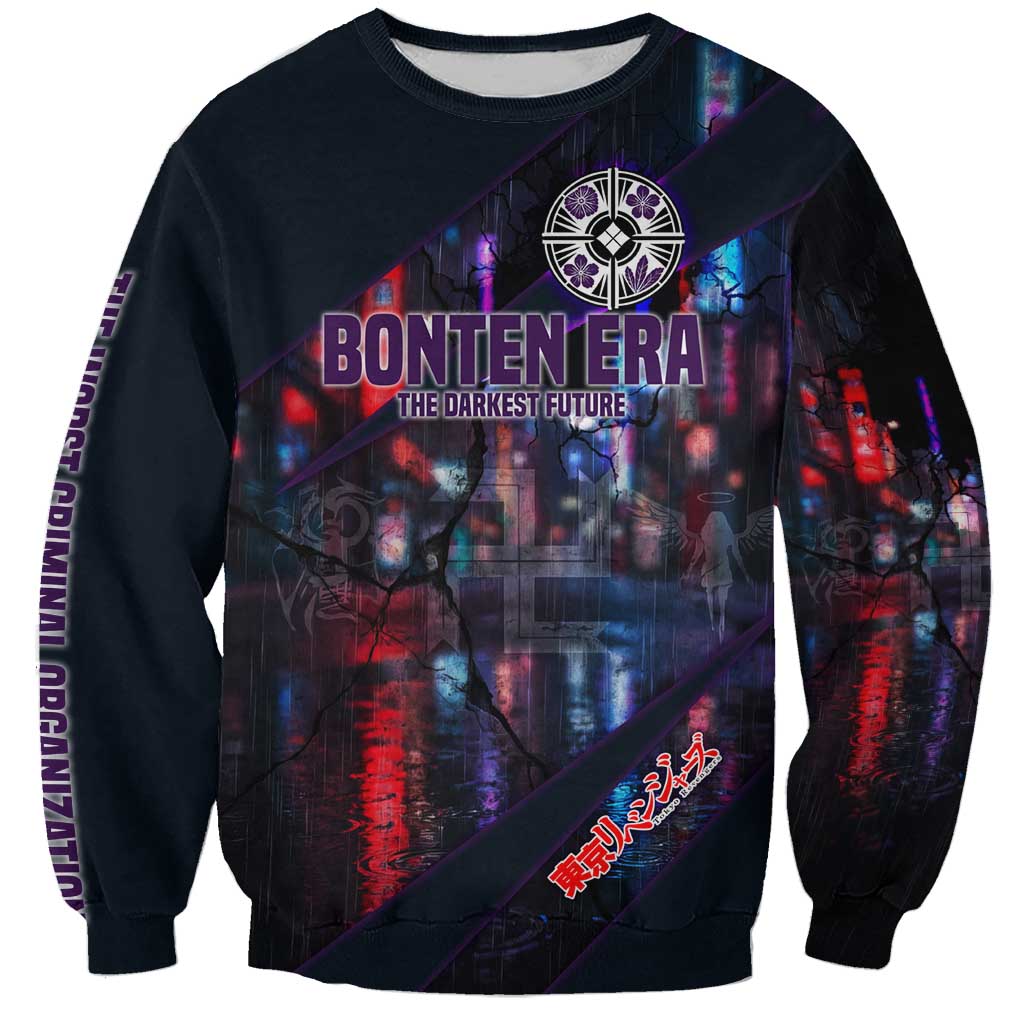 Bonten Era The Darkest Future Sweatshirt Cyberpunk Noir Gang Art Style