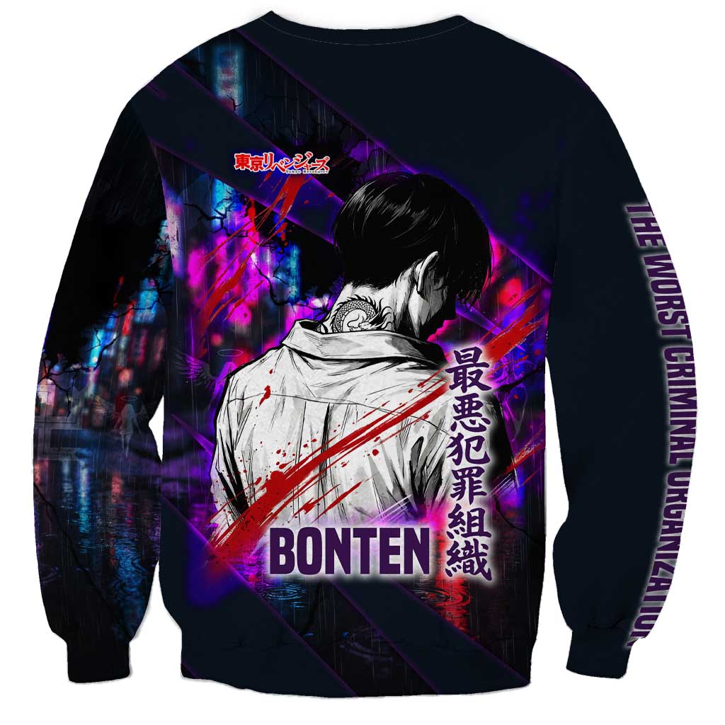 Bonten Era The Darkest Future Sweatshirt Cyberpunk Noir Gang Art Style