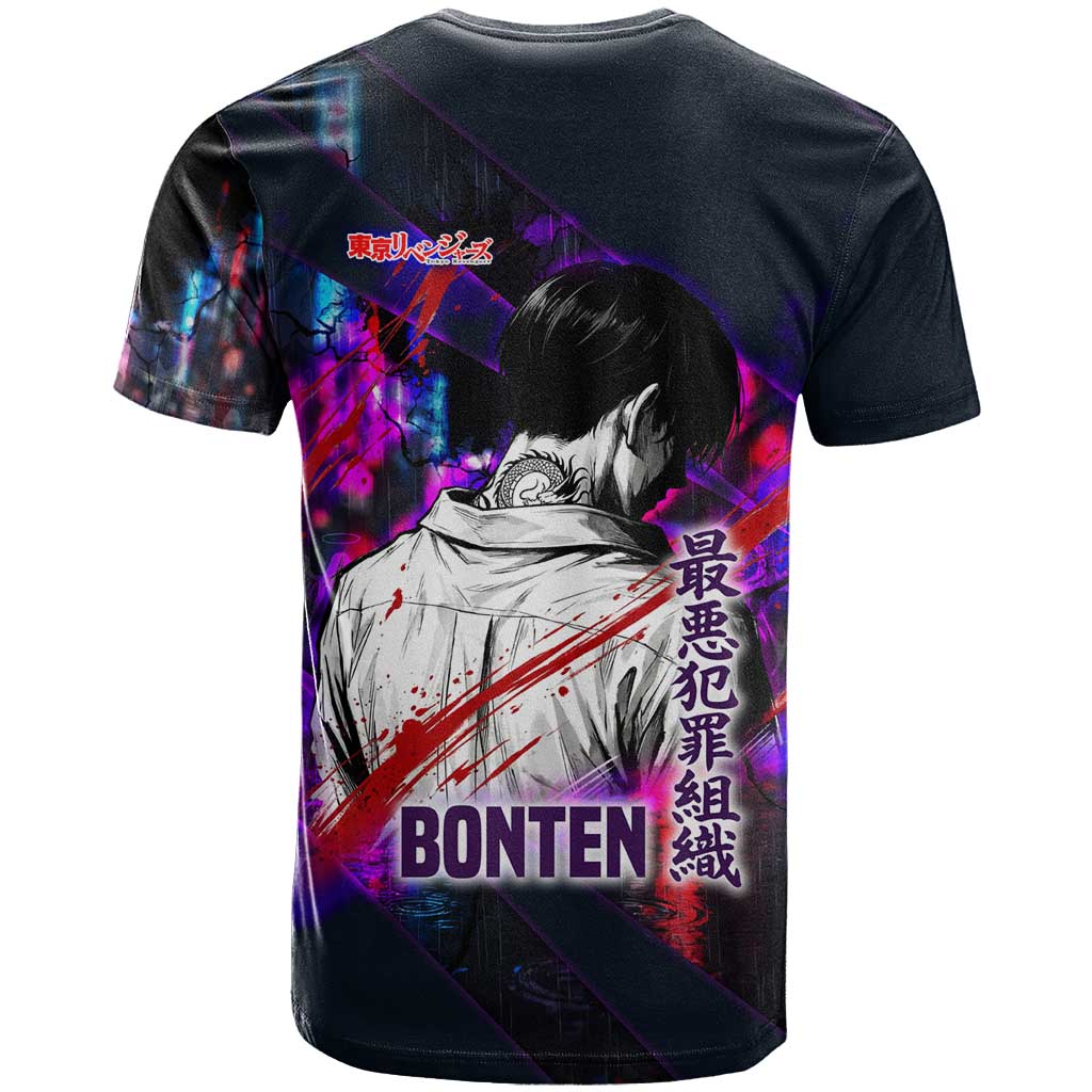 Bonten Era The Darkest Future T Shirt Cyberpunk Noir Gang Art Style