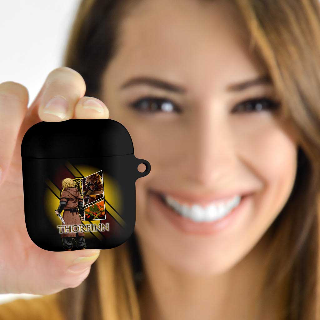 Thorfinn Norse Avenger AirPods Case Viking Manga Illustration Style