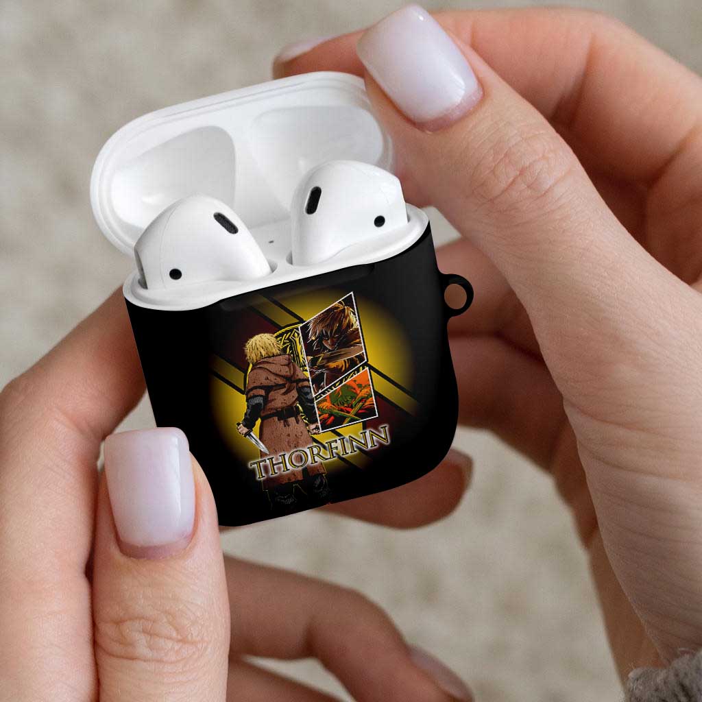 Thorfinn Norse Avenger AirPods Case Viking Manga Illustration Style