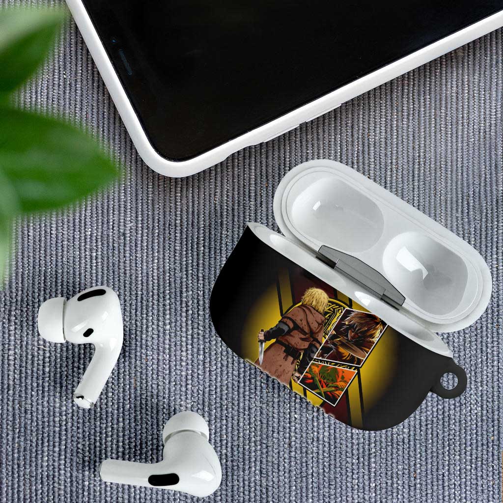 Thorfinn Norse Avenger AirPods Case Viking Manga Illustration Style
