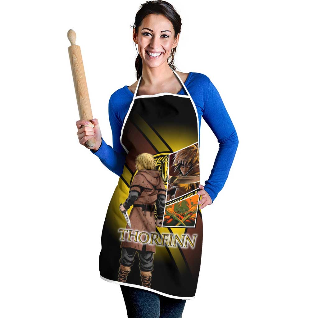Thorfinn Norse Avenger Apron Viking Manga Illustration Style
