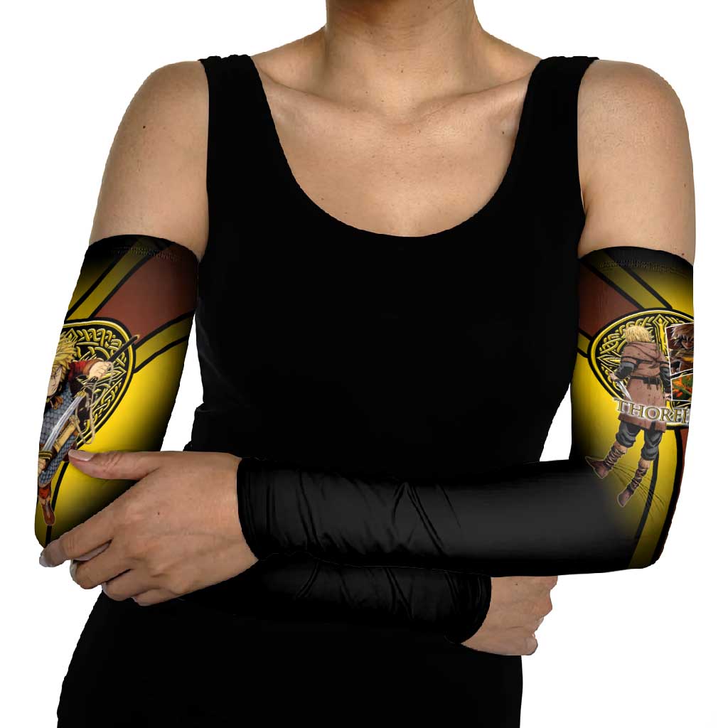 Thorfinn Norse Avenger Arm Sleeves Viking Manga Illustration Style