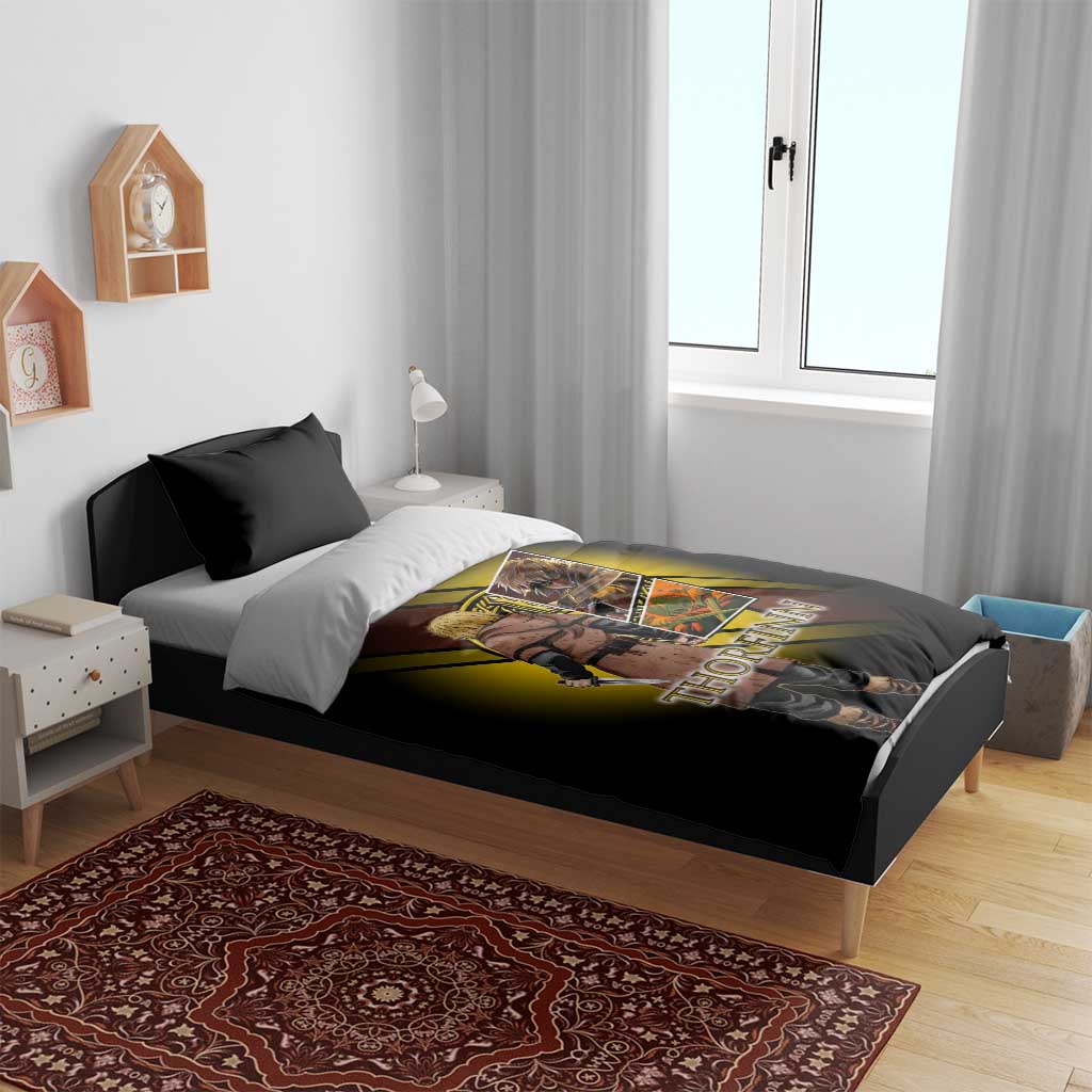 Thorfinn Norse Avenger Bedding Set Viking Manga Illustration Style