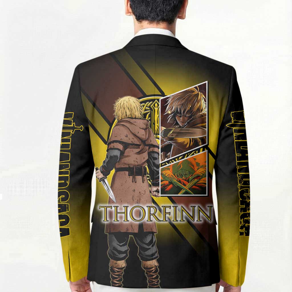 Thorfinn Norse Avenger Blazer Viking Manga Illustration Style
