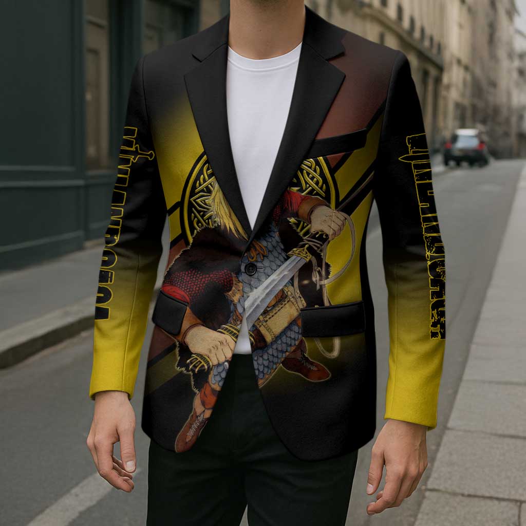 Thorfinn Norse Avenger Blazer Viking Manga Illustration Style