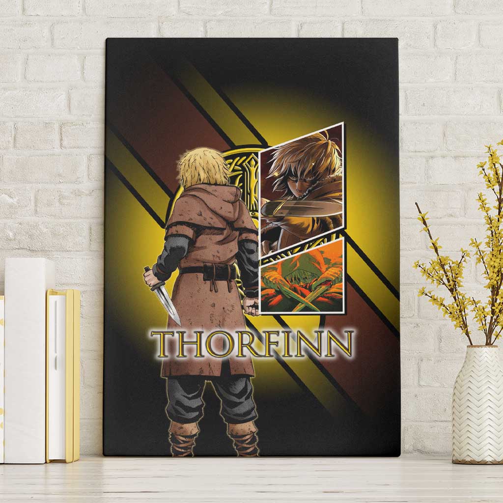 Thorfinn Norse Avenger Canvas Wall Art Viking Manga Illustration Style