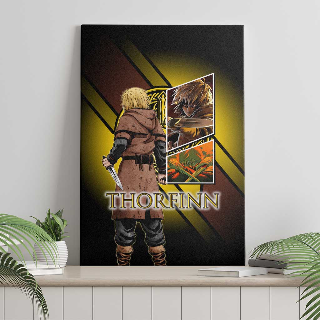 Thorfinn Norse Avenger Canvas Wall Art Viking Manga Illustration Style