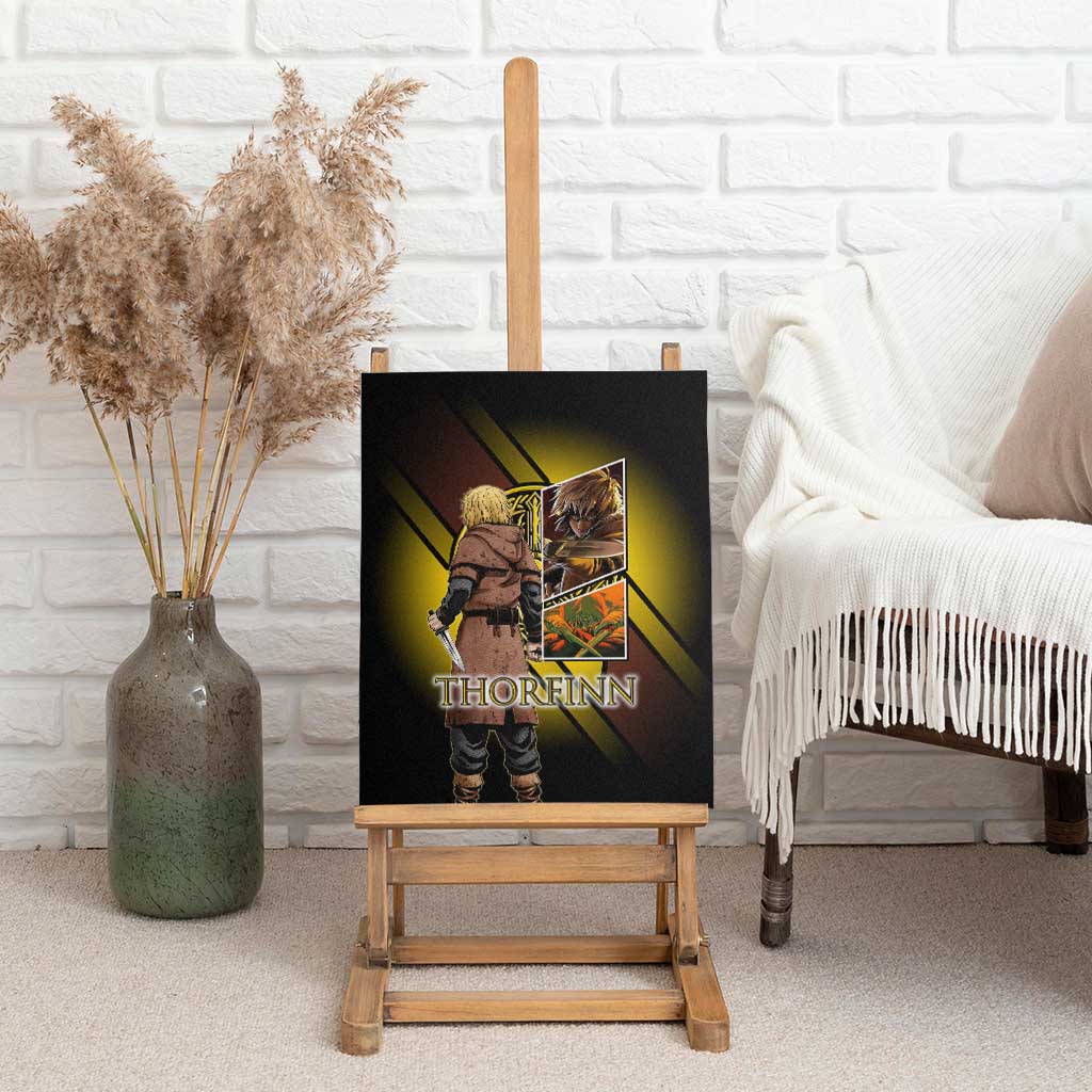 Thorfinn Norse Avenger Canvas Wall Art Viking Manga Illustration Style
