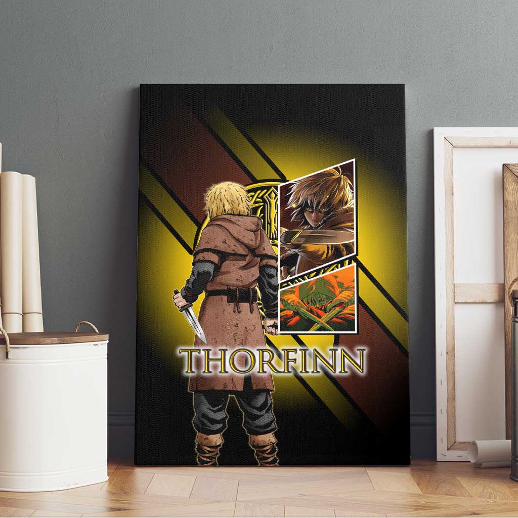Thorfinn Norse Avenger Canvas Wall Art Viking Manga Illustration Style