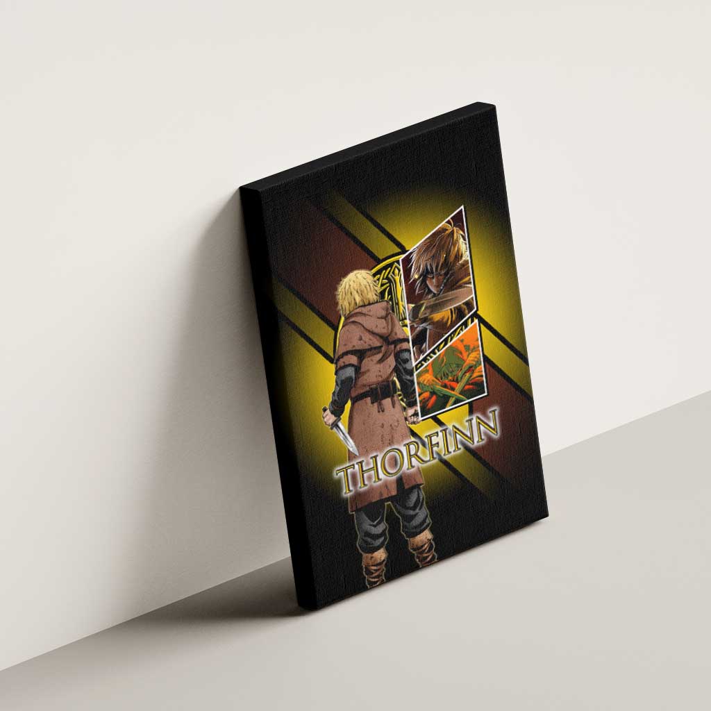 Thorfinn Norse Avenger Canvas Wall Art Viking Manga Illustration Style
