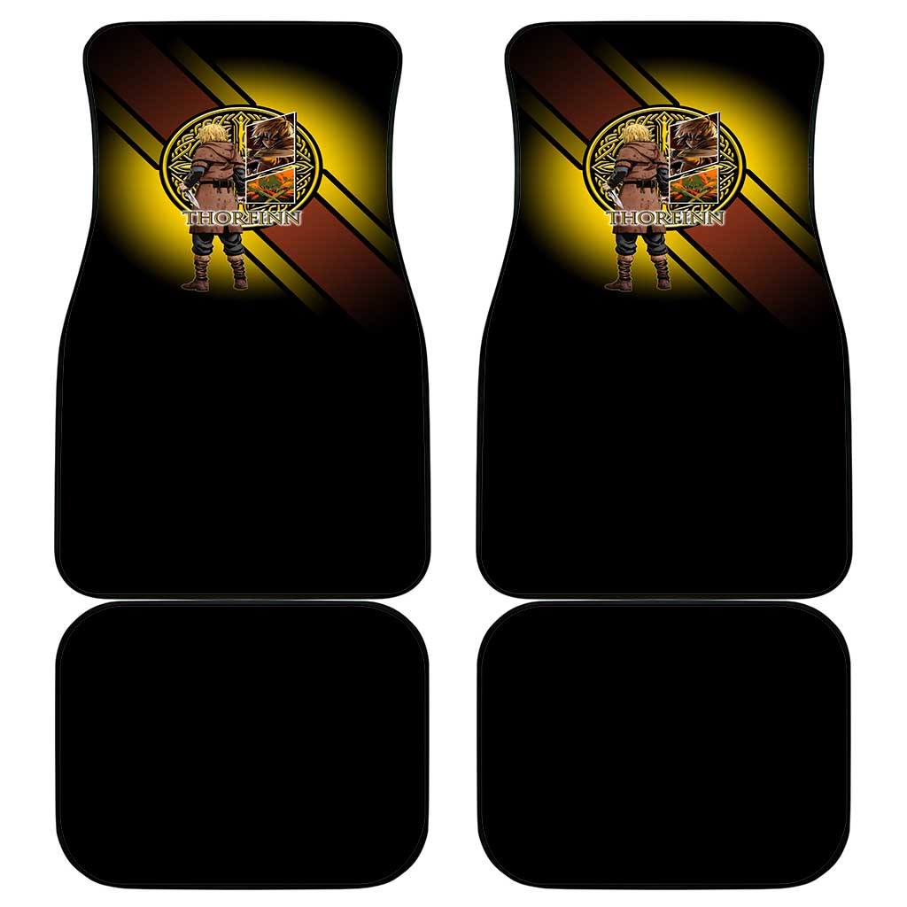 Thorfinn Norse Avenger Car Mats Viking Manga Illustration Style