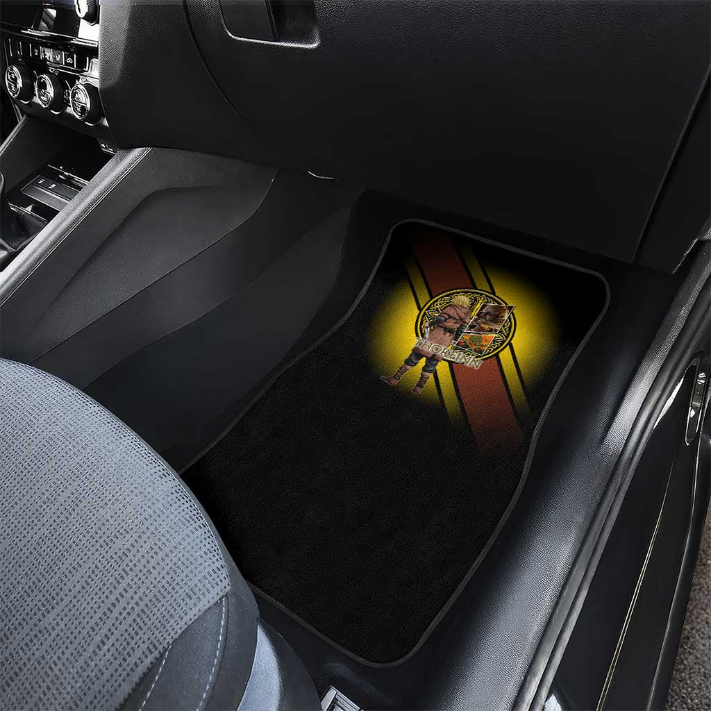Thorfinn Norse Avenger Car Mats Viking Manga Illustration Style