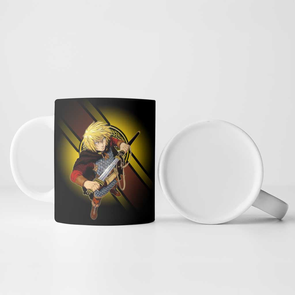 Thorfinn Norse Avenger Ceramic Mug Viking Manga Illustration Style