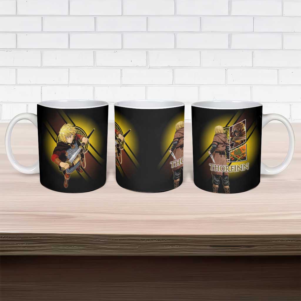 Thorfinn Norse Avenger Ceramic Mug Viking Manga Illustration Style
