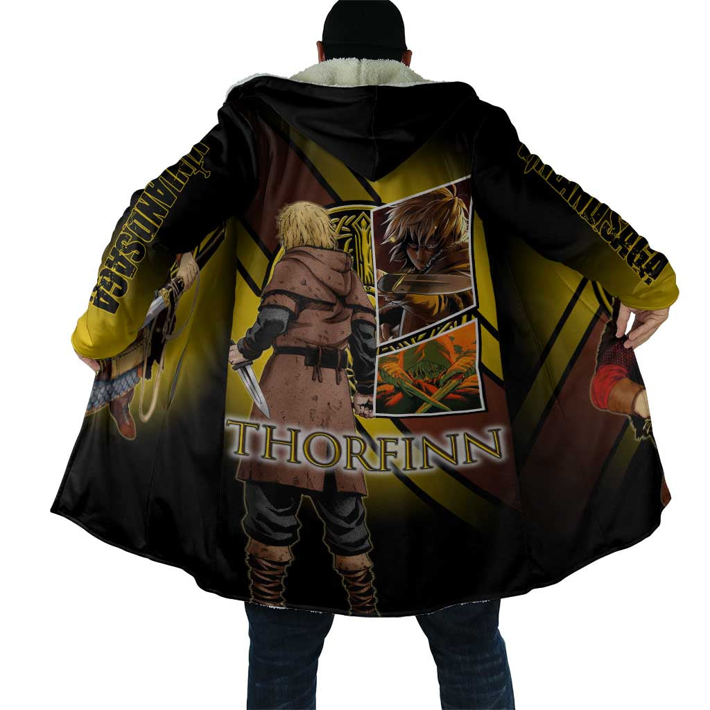 Thorfinn Norse Avenger Cloak Viking Manga Illustration Style