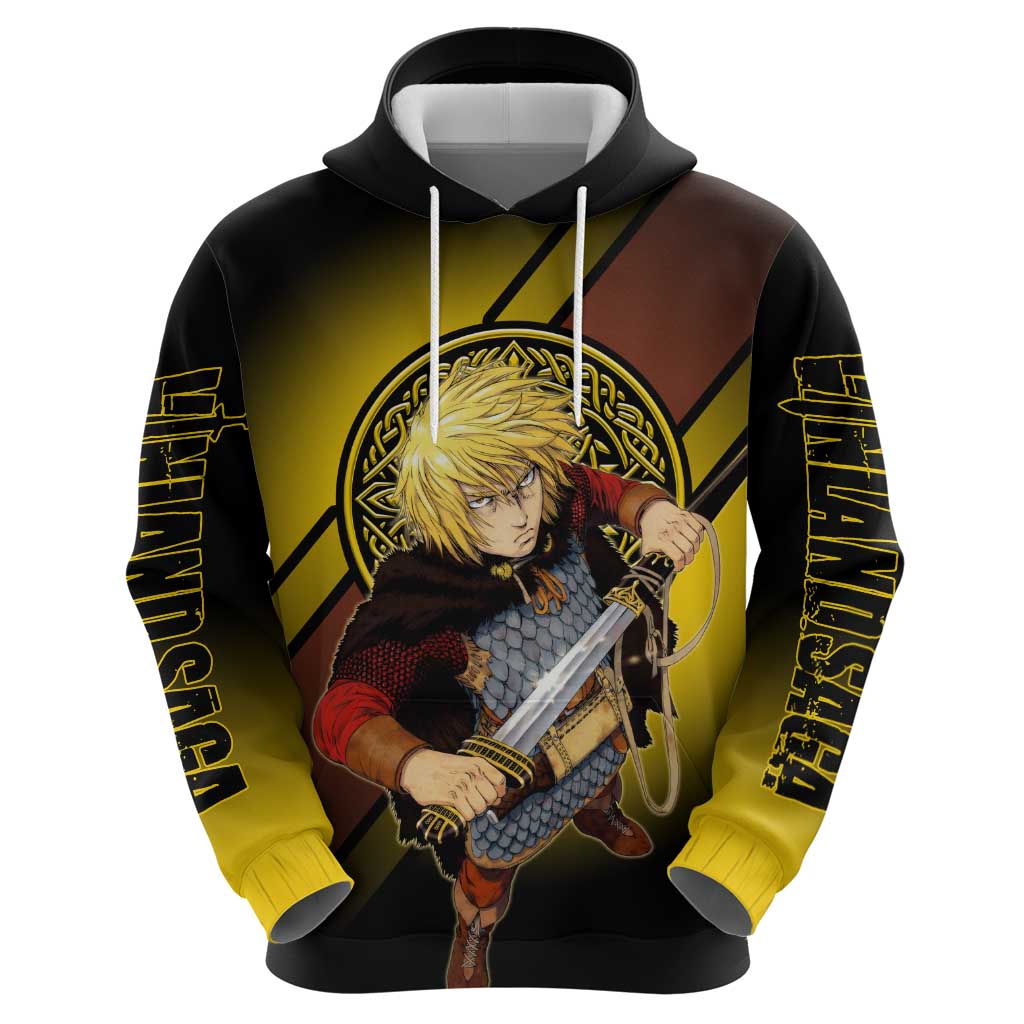 Thorfinn Norse Avenger Hoodie Viking Manga Illustration Style