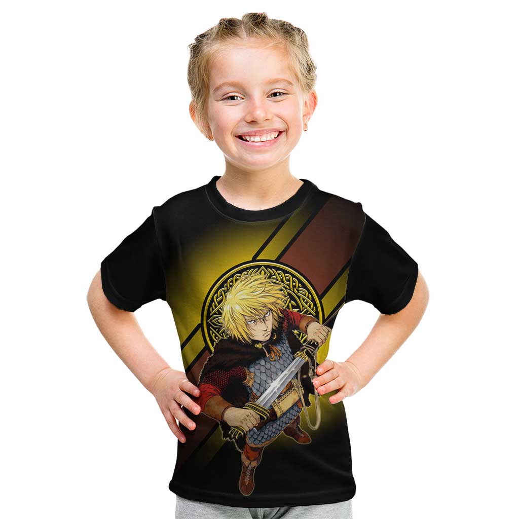 Thorfinn Norse Avenger Kid T Shirt Viking Manga Illustration Style