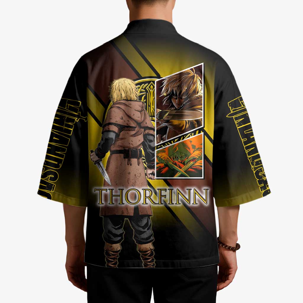 Thorfinn Norse Avenger Kimono Viking Manga Illustration Style