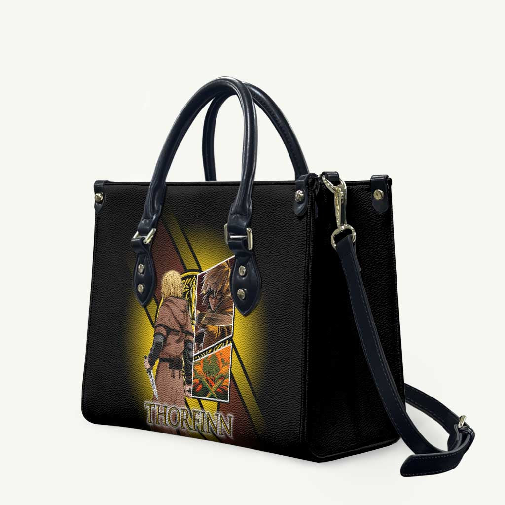 Thorfinn Norse Avenger Leather Bag Viking Manga Illustration Style