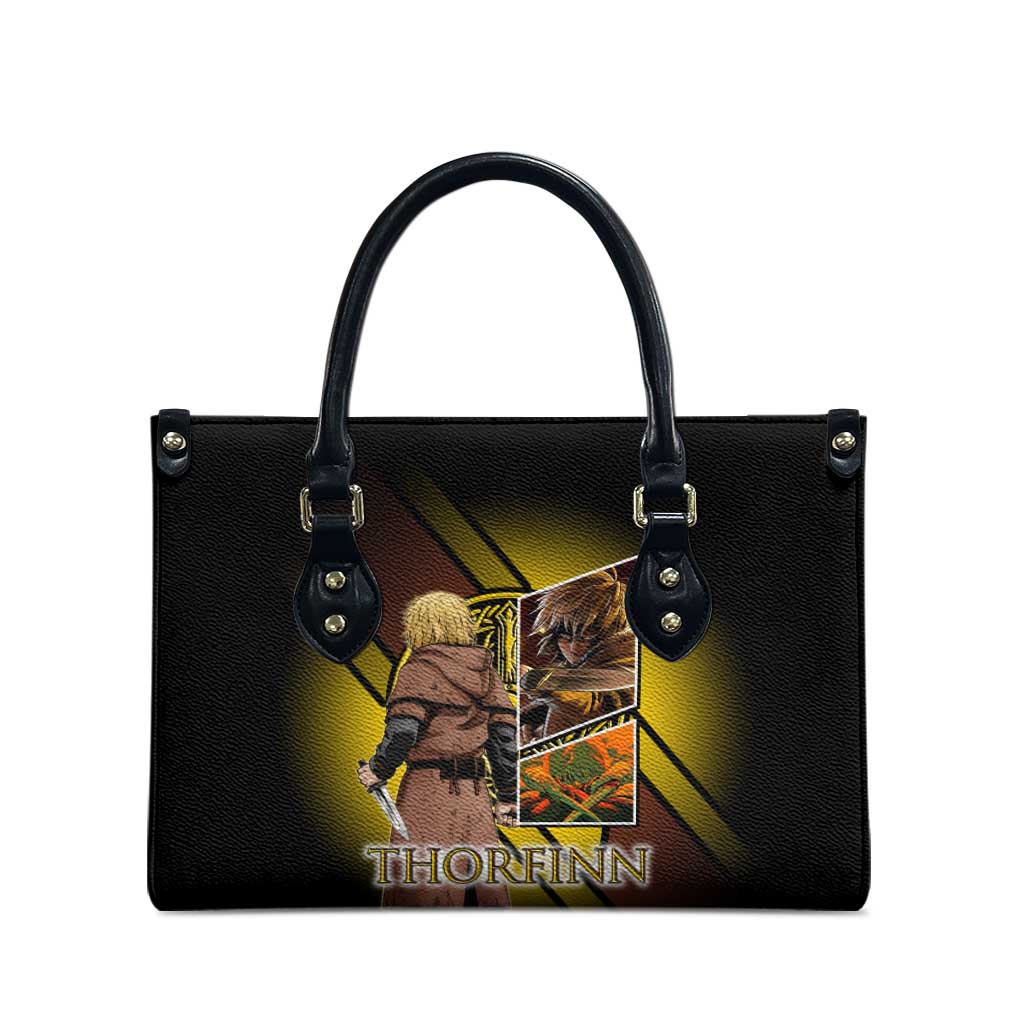 Thorfinn Norse Avenger Leather Bag Viking Manga Illustration Style