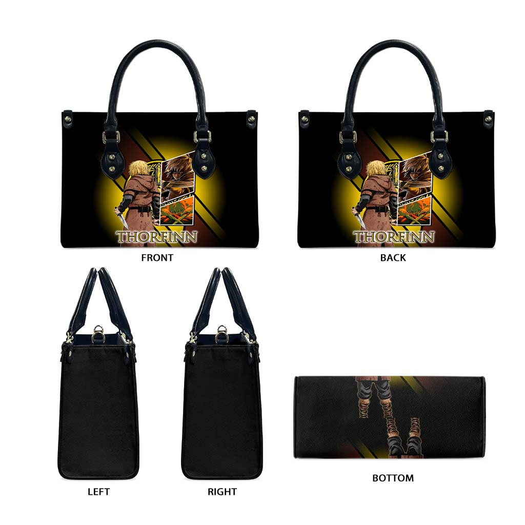 Thorfinn Norse Avenger Leather Bag Viking Manga Illustration Style