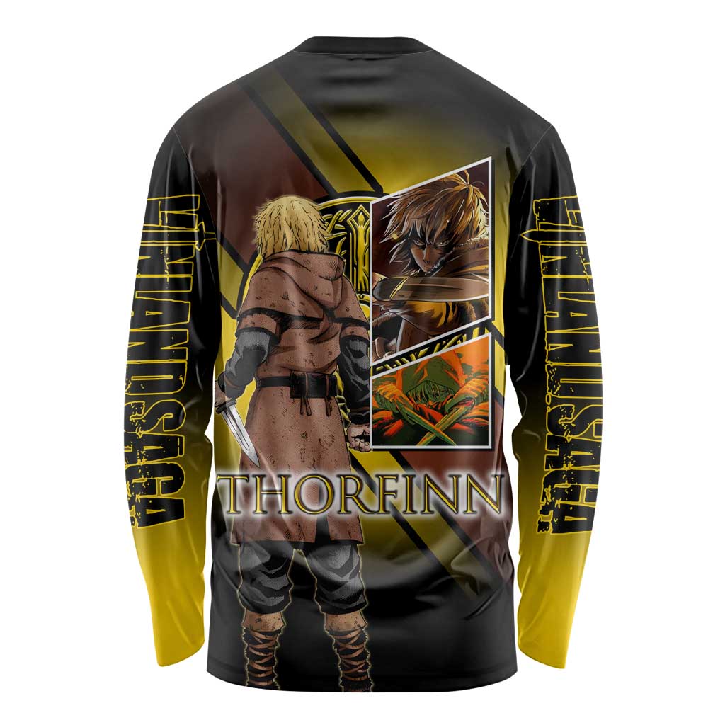 Thorfinn Norse Avenger Long Sleeve Shirt Viking Manga Illustration Style