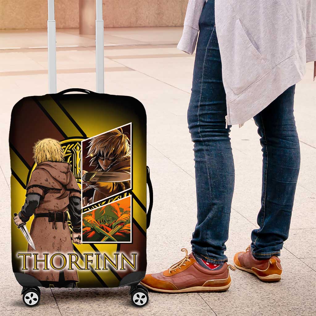 Thorfinn Norse Avenger Luggage Cover Viking Manga Illustration Style