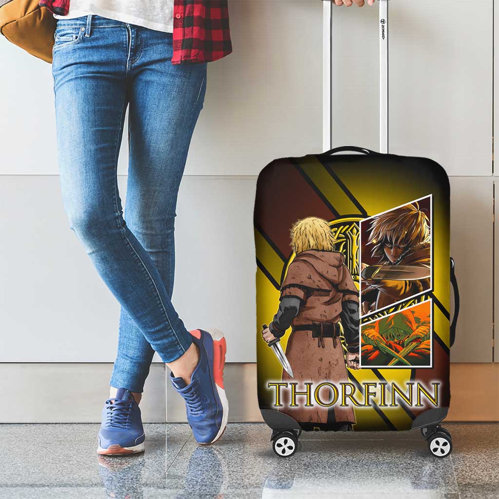 Thorfinn Norse Avenger Luggage Cover Viking Manga Illustration Style