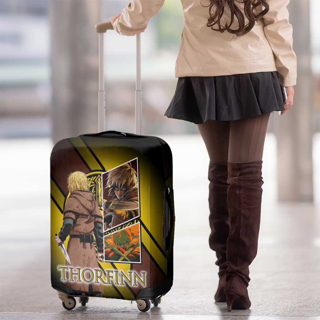 Thorfinn Norse Avenger Luggage Cover Viking Manga Illustration Style
