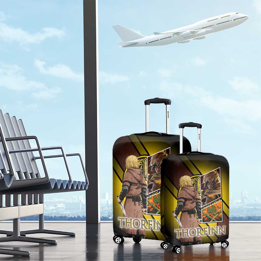Thorfinn Norse Avenger Luggage Cover Viking Manga Illustration Style