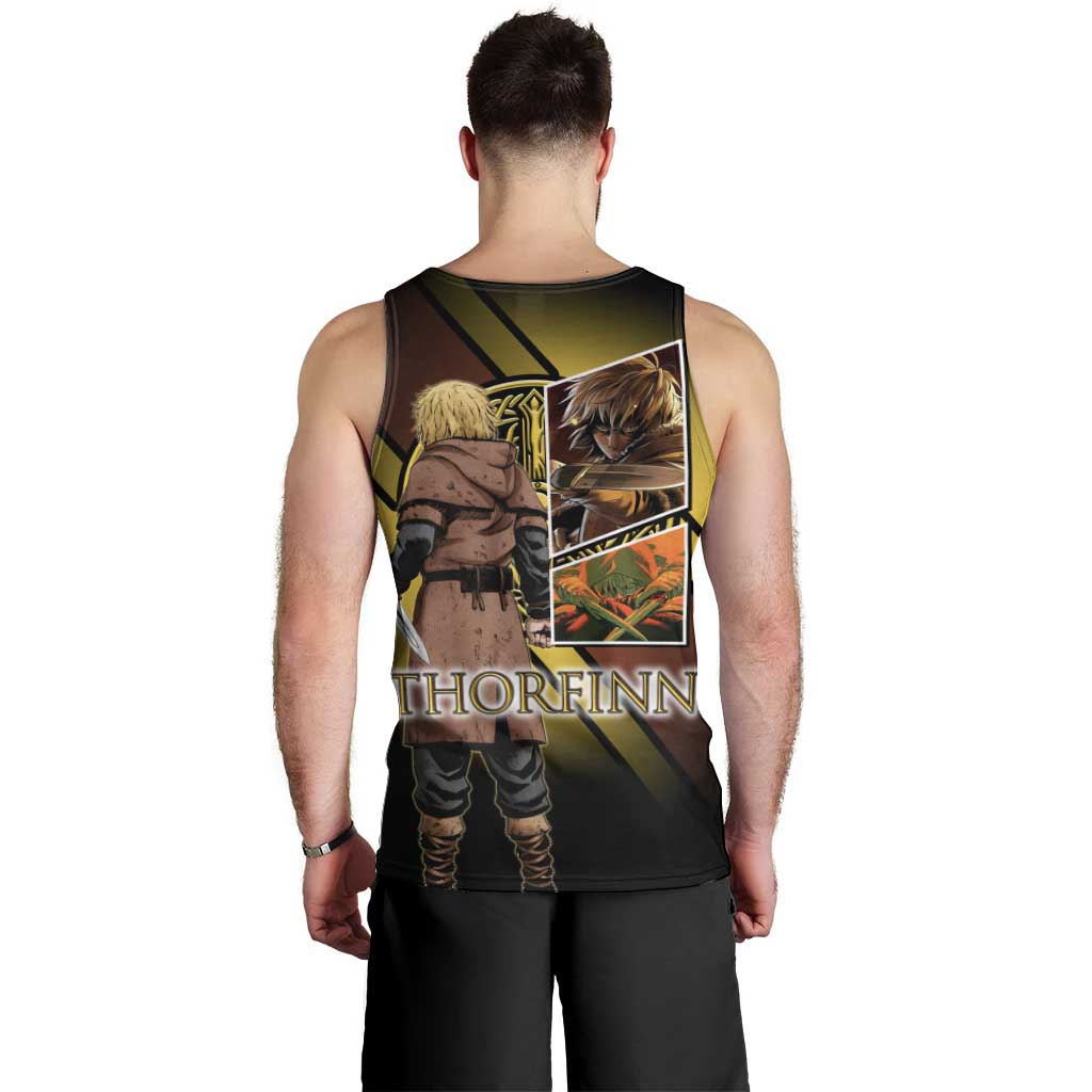 Thorfinn Norse Avenger Men Tank Top Viking Manga Illustration Style