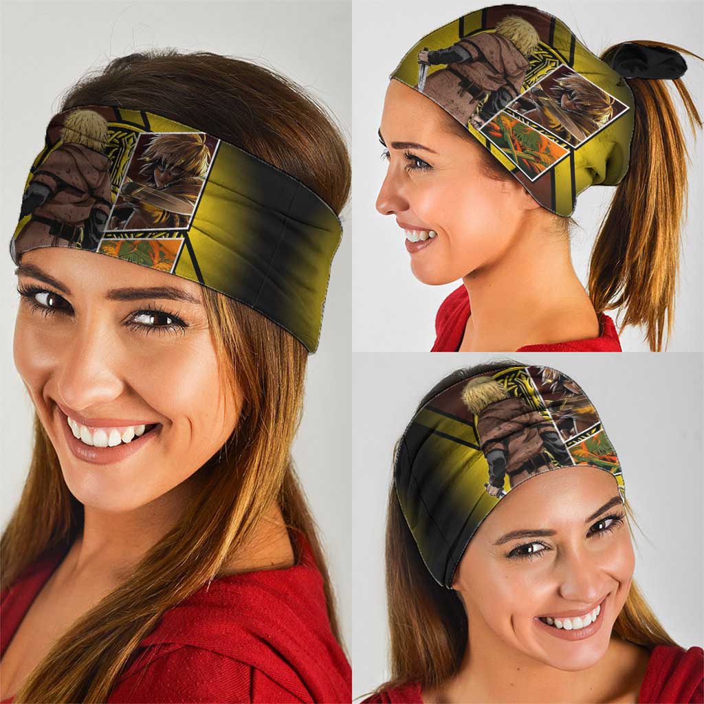 Thorfinn Norse Avenger Neck Gaiter Viking Manga Illustration Style