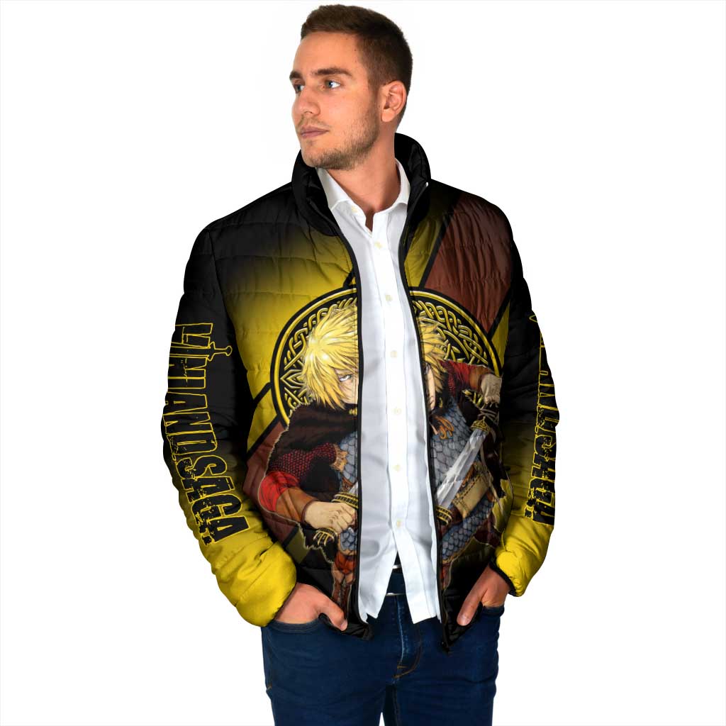 Thorfinn Norse Avenger Padded Jacket Viking Manga Illustration Style