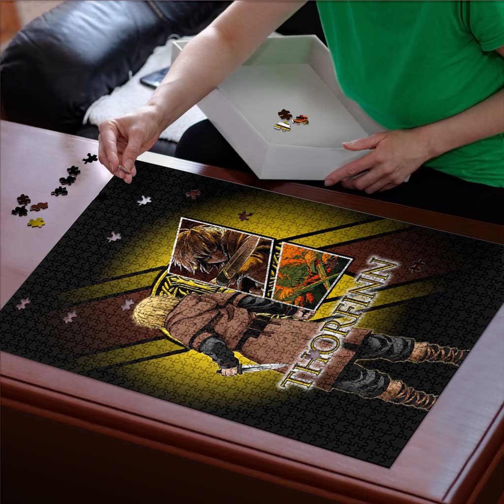 Thorfinn Norse Avenger Puzzle Viking Manga Illustration Style