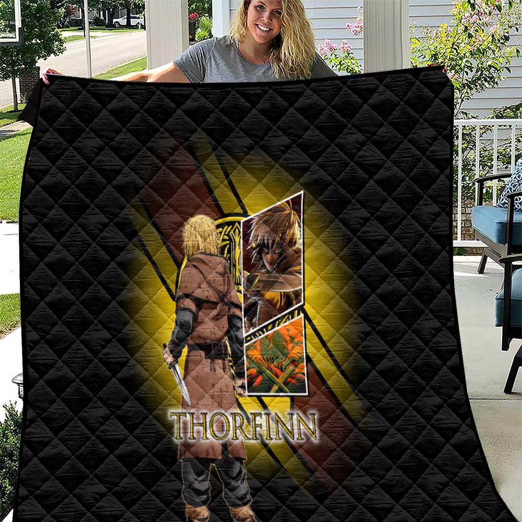 Thorfinn Norse Avenger Quilt Viking Manga Illustration Style